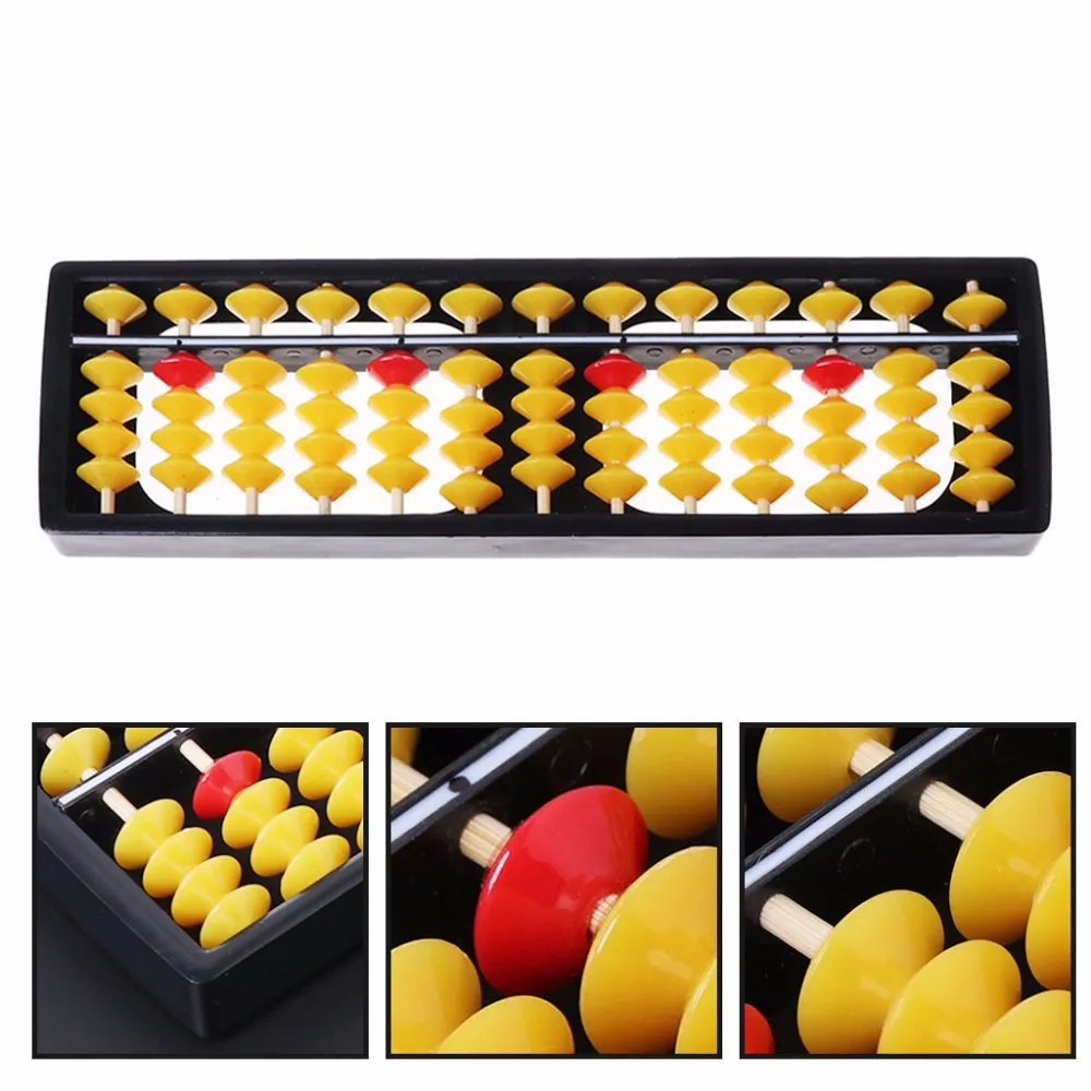 2pcs Abacus Soroban Beads Column Kid School Learning Tools Educational Math Toy 