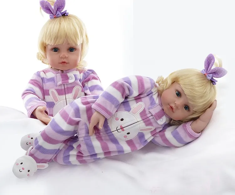 22 Inch Мягкие силиконовые reborn Baby Doll винил новорожденных lo куклы реалистичные