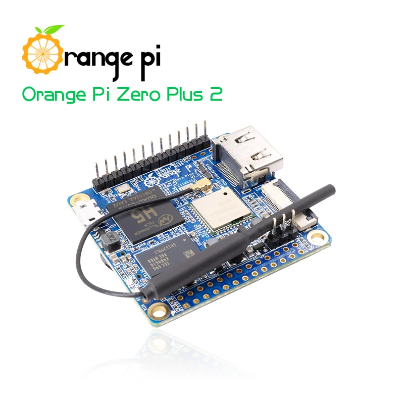 Оранжевый Pi Zero Plus 2 H5 набор 7: Zero Plus 2 H5+ защитный чехол+ плата расширения+ блок питания OTG, макетная плата