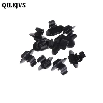 

QILEJVS 10x Bonnet Stay Clip Plastic Fastener Holder For Citroen Peugeot Vauxhall Vivaro