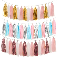 15pcs Wedding Party Decoration Paper Tassels Garland Ribbon Curtain Baby Shower Decoration Bachelorette Party Supplies Flamingo 15pcs Wedding Party Decoration Paper Tassels Garland Ribbon Curtain Baby Shower Decoration Bachelorette Party Supplies Flamingo