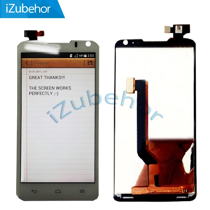 

100% Warranty White LCD Screen Display With Touch Screen Digitizer Assembly for Huawei Ascend D1 U9500 By Free Shipping
