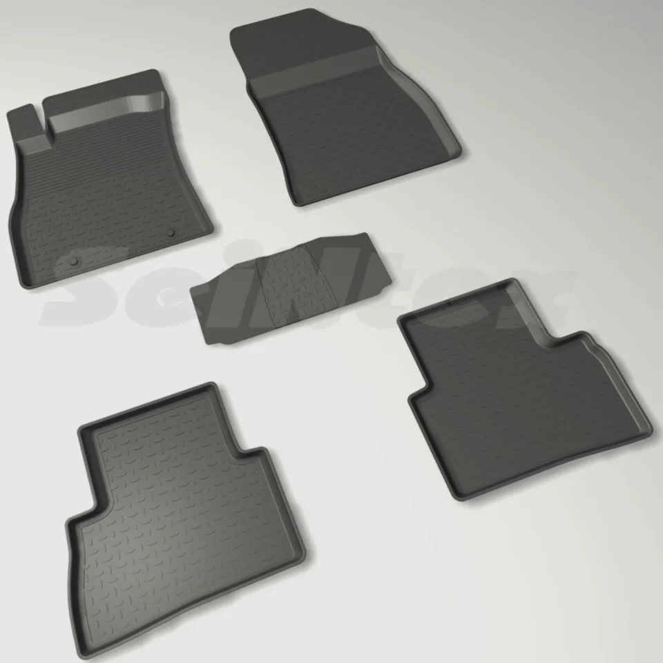 For Nissan Juke 2010 2014 rubber floor mats into saloon 5 pcs/set