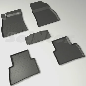 

For Nissan Juke 2010-2014 rubber floor mats into saloon 5 pcs/set Seintex 82453