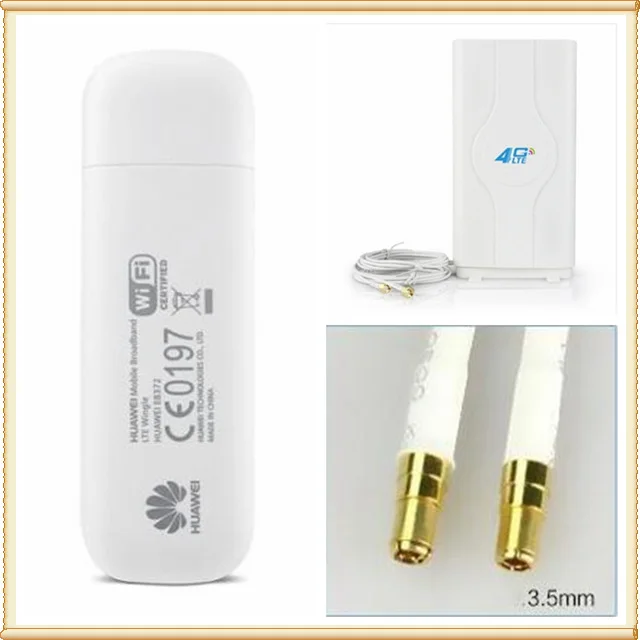 E8372 150 Мбит/с LTE Wifi модем E8372h 153 4Gusb ключ + 4G усилитель Сигнала Антенна 2 м кабель