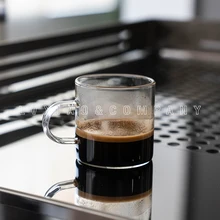 80 мл термостойкая Стеклянная чаша для кофе и эспрессо