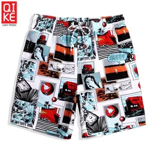 Летние мужские пляжные шорты быстросохнущие купальные костюмы с мультяшным принтом Мужские шорты для плавания больших размеров шорты мужские свободные купальный костюм Homme