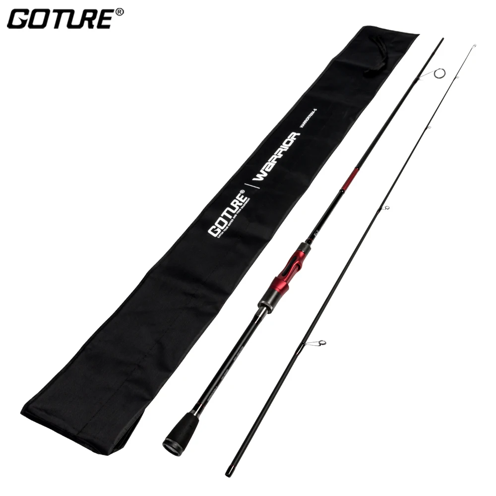 

Goture WORRIOR Lure Rod Carbon Fiber Ultralight 2.1M Spinning Casting Fishing Rod for Freshwater Saltwater Sea Bass Fishing Rod