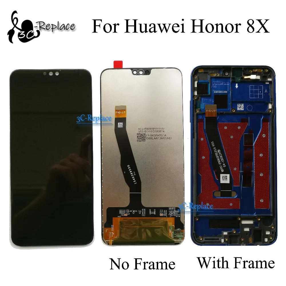 Оригинальный экран для Huawei Honor 8X полный ЖК дисплей в сборке с цифровым
