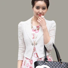 MLXSLKY, весна/лето, новинка, милое кружевное пальто с длинным рукавом, кардиган, предотвращающий греться, короткий стиль, женские пиджаки