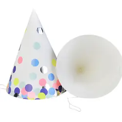 Шт. 8 вечерние шт. одноразовые бумажные шапочки для вечеринок конические шапочки для детей/взрослых принадлежности для вечерние украшения