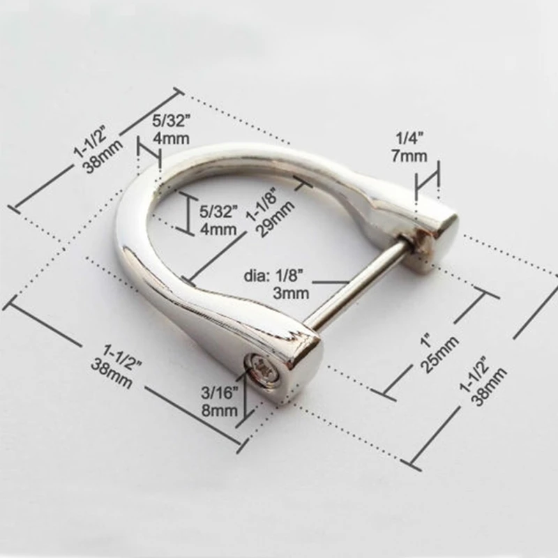 2,5 см/1,8 см металлическое d-образное кольцо, пряжка, аксессуары, новинка, съемная Съемная Сумочка, кошелек, ремешок, сделай сам, 1 упаковка(2 шт