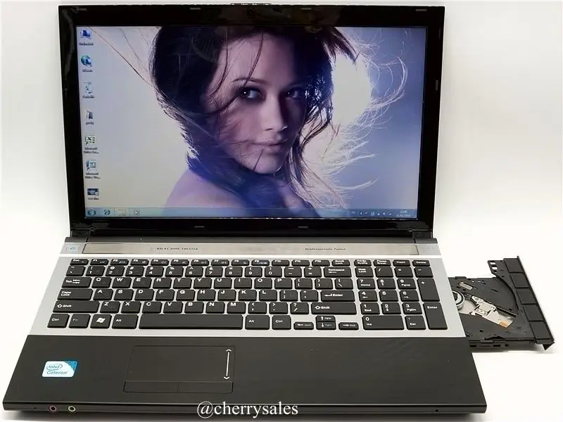 Free Shipping 15'' gaming laptop notebook computer 8GB DDR3 1TB HDD in-tel celeron J1900 2.0Ghz Quad Core WIFI webcam HDMI DVD