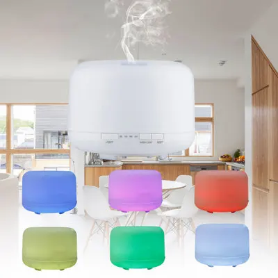

Ultrasonic Air Humidifier With 7 Colors LED Light Electric Aromatherapy Essential Oil Diffuser