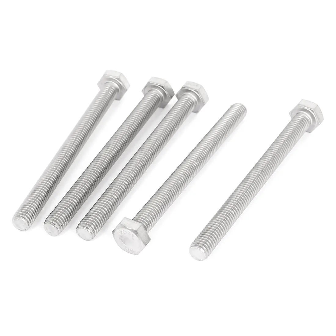 

M8 x 90mm DIN933 Stainless Steel Hex Head Screw Bolt Cap 5 Pcs