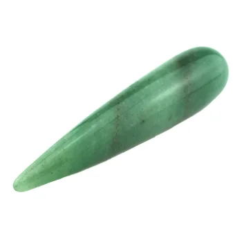 

BEYONTH Natural Green Aventurine Jade Acupoint Massage Stick Eye Facial Massager for Health Beauty Care Free Shipping