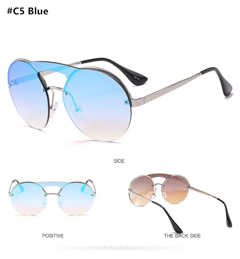 HBK, новинка, более размера d, золотые, прозрачные, крутые, круглые солнцезащитные очки для женщин, большой размер, солнцезащитные очки, итальянский бренд, дизайнерские, женские, для девушек, oculos de sol