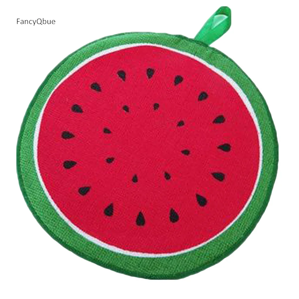 Hanging Fruit Pattern Cartoon Towel Kitchen cloth With Water Absorbing Cloth Towel Quick-Dry Cleaning Rag Cloth Wiping Napkin