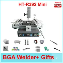 Три температурные зоны паяльная станция bga станция HT-R392 мини припой трафареты шариков лента фитиль Россия без НАЛОГА