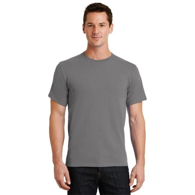 Port & Company PC61 Mens Essential Tees Medium Grey - 6XL