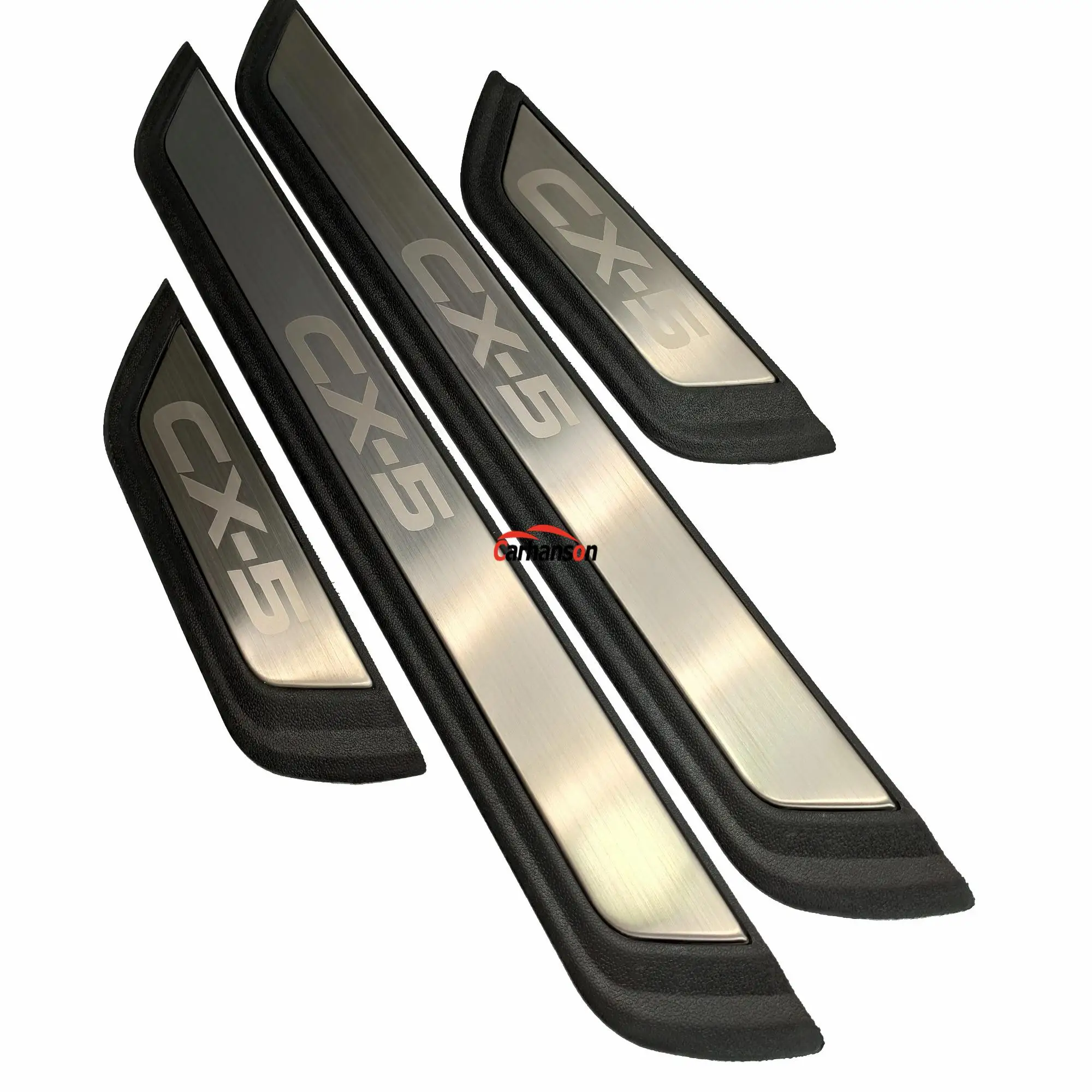 

Car Styling for Mazda CX-5 CX 5 CX5 2107 2019 Door Sill Trim Cover Scuff Plate Guard Protectors Car Accessories Car Sticker 4pcs