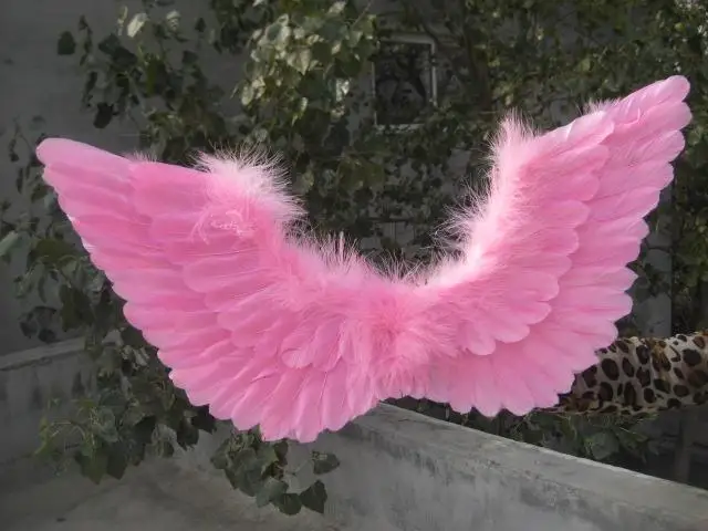 

Free shipping retail/wholesale Child style birthday gift feather Angel wings props,performance wings yellow,pink,white 4-9years