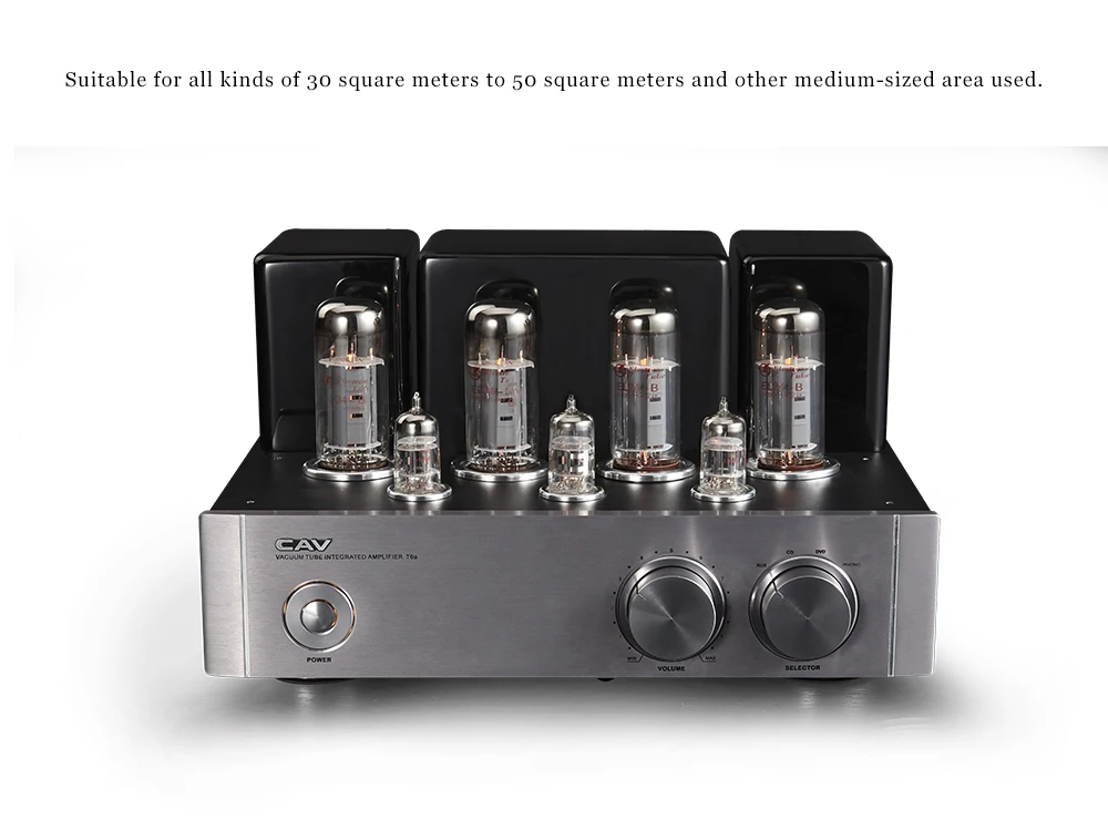 CAV T-6a Hi-Fi ламповый аудио усилитель EL34 Five Pole power Tube домашний кинотеатр усилители HiFi 2,0 канальный 14 Вт HQ ламповый усилитель