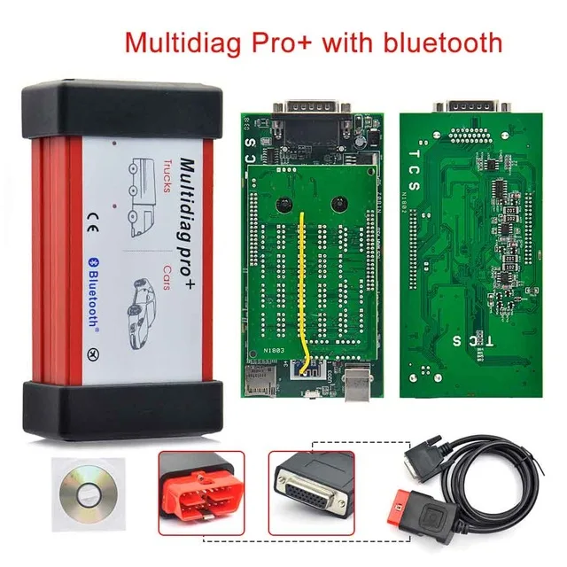 Multidiag pro+ pro plus bluetooth Одиночная зеленая плата. R1 программное обеспечение OBD2 Авто диагностический инструмент OBDII сканер - Цвет: Зеленый