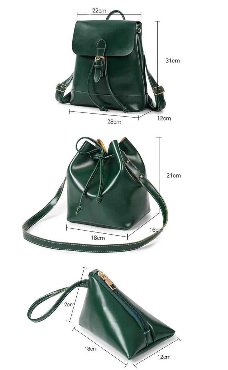 women leather backpack  (7)