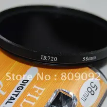Профессиональный 58 мм ir720 Объективы для фотоаппаратов инфракрасный Фильтры