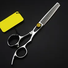 Новые высококлассные Профессиональные 6 дюймов 9cr13 филировочные ножницы, парикмахерские ножницы для стрижки волос, набор для макияжа, парикмахерские ножницы