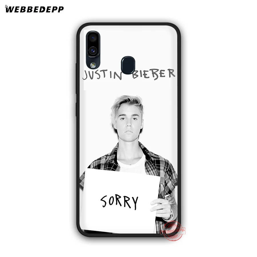 WEBBEDEPP Justin Bieber Soft Silicone Phone Case for Samsung A10 A30 A40 A50 A70 M10 M20 M30 TPU Cover
