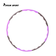 8 Parts Hot Selling Plastic Abdominal Fitness Sport Hoops Disassemble Massage Health Weight Loss Equipment Thin Waist