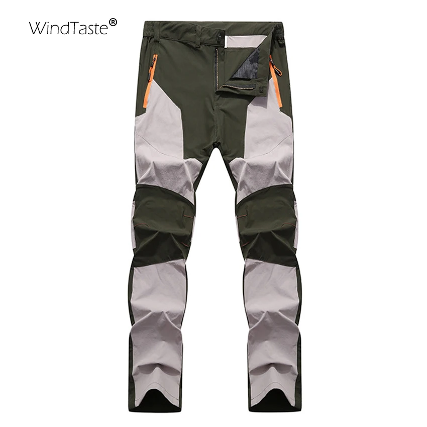 Koop WindTaste mannen Zomer Outdoor Camping Broek Snel Droog Wandelen Trekking Vissen Klimmen Elastische Dunne Sport Broek Mannelijke KA005