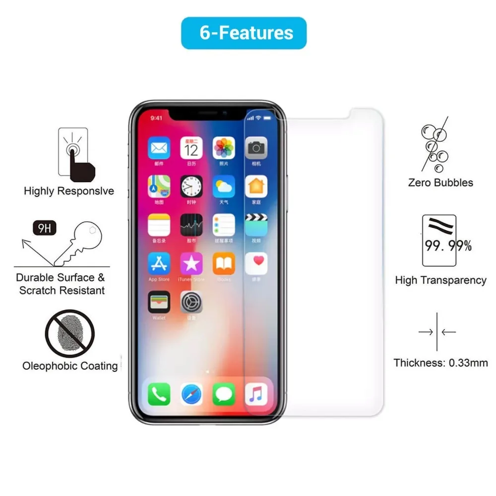 GerTong-Glass-For-iPhone-XS-Plus-6-5inch-XS-X-5-8inch-Screen-Protector-Full-Cover (2)