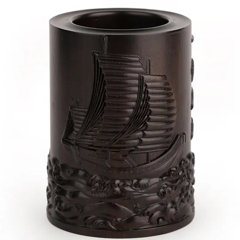 

Zhai rosewood handicrafts decoration Gallery ebony wood carving wood pen Everything is going smoothly. new matter