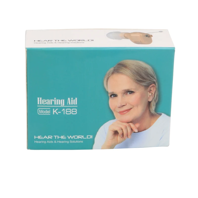 Hear Aid K-188 Digital Hearing Aids Sound Voice Amplifier Adjustable Tone Mini Device Elderly Deaf Hear Clear for Elderly Deaf