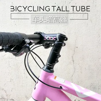 

SCUDGOOD Bicycle Tall Tube Al Alloy Handlebar Rise Up Extender Headup Mountain Bike Adaptor Durable Promotion Height Increase