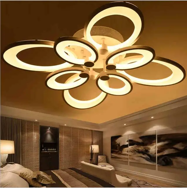 Nowoczesne żyrandole Lampy Led Salon 75 W Led Wysokiej Mocy Led