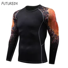 3D печать футболка мужская компрессионная рубашка последние комиксы голова льва косплей одежда рубашка с длинными рукавами Мужская одежда для фитнеса