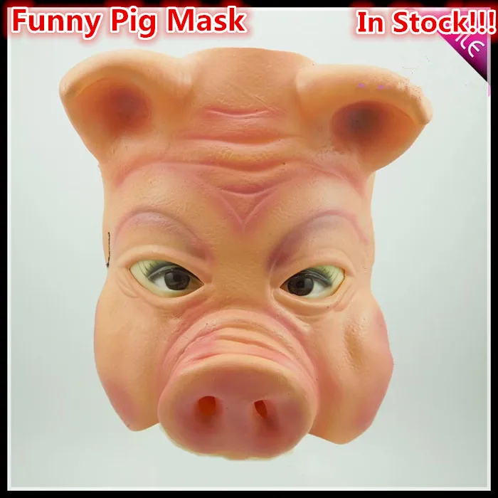 Free shipping Halloween Cosplay Party Funny Pig Face Mask Costume Ball supplies Nose Half size in stock | Дом и сад