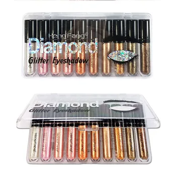 

Heng Fang Brand Liquid eye shadow Super flash metal Polarized light mermaid Cosmetic Case