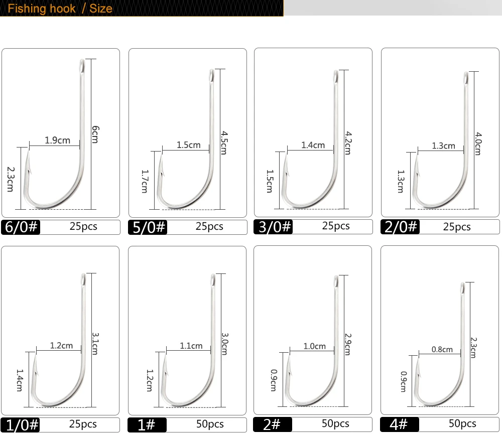 FTK 401SS OShauchness Stainess крючки 6/0#-1/0# с 25 шт. 1#-8# с 50 шт. для ловли карпа Anzol рыболовные снасти