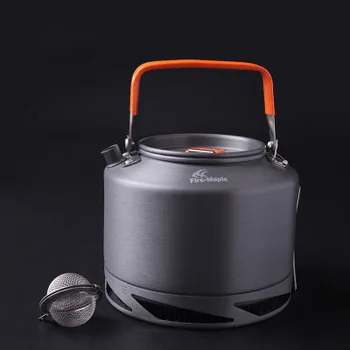 

Hot Sale Outdoor Camping Heat Exchanger Aluminium Kettle Camping Tea Pot Coffee Pot 1.5L FMC-XT2 308g Bottle