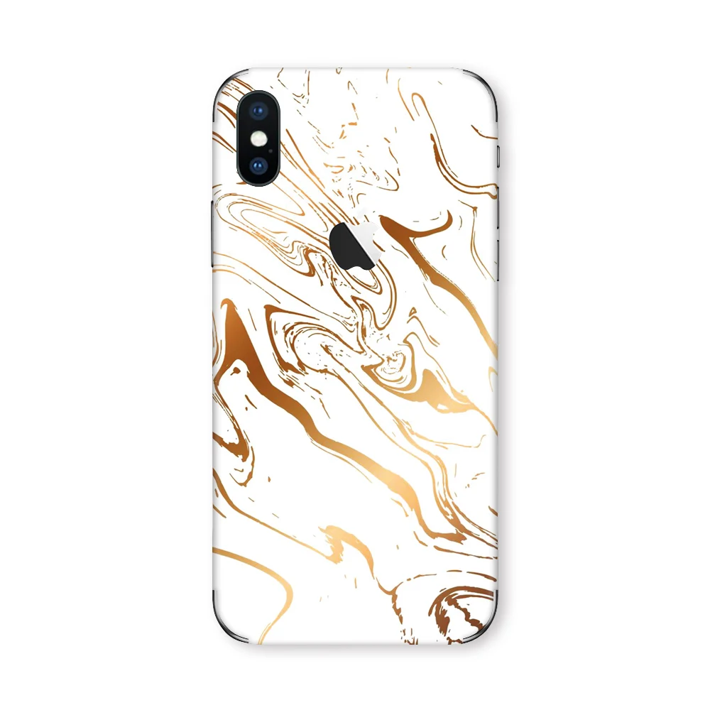 

Marble line ink mobile phone sticker Mobile phone back cover color sticker decoration for iPhone 6 6S 7plus XS phone stickers