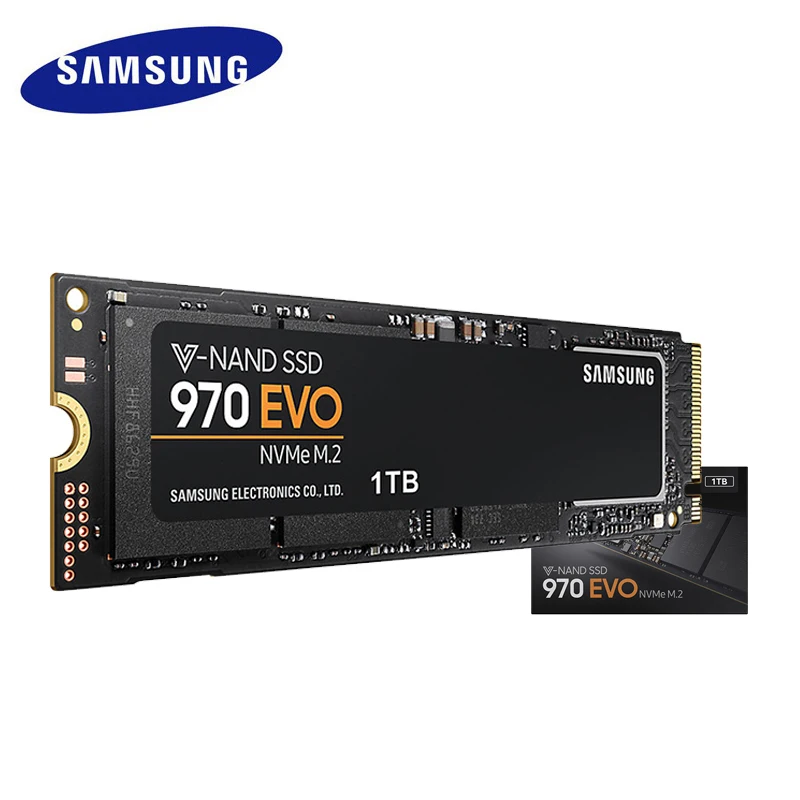 SAMSUNG SSD M.2 2280 NVMe 1 ТБ 970 EVO Внутренний твердотельный жесткий диск 500 GB 250 GB HDD Быстро для ноутбуков настольных ПК PCLe