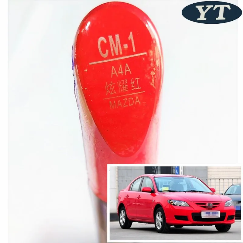 Авторучка для ремонта автомобиля, авторучка красного цвета для Mazda 2, mazda 3, mazda 6, CX-5, CX-3, авторучка для покраски автомобиля