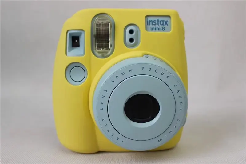 Мягкий силиконовый чехол для фотоаппарата Fuji Fujifilm Instax Mini 8|camera protection|soft silicone rubber