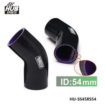 

2 1/8" 54mm 4-Ply Silicone 45 Degree Elbow Reducer Hose BLACK For Toyota MR2 MK1 AW11 Chassis 1984-89 MT HU-SS45RS54