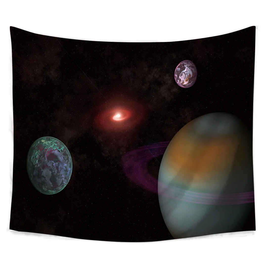 Хиппи бохо настенный гобелен природа галактика звездное небо Подвесной Настенный Декор настенный гобелен из ткани лунный коврик с пейзажем настенный гобелен - Цвет: gt1076 - 2